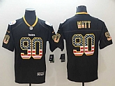 Nike Steelers 90 T.J. Watt Black USA Flag Fashion Limited Jersey,baseball caps,new era cap wholesale,wholesale hats